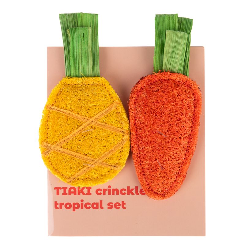 TIAKI Katzenspielzeug-Set Knisternde Früchte
