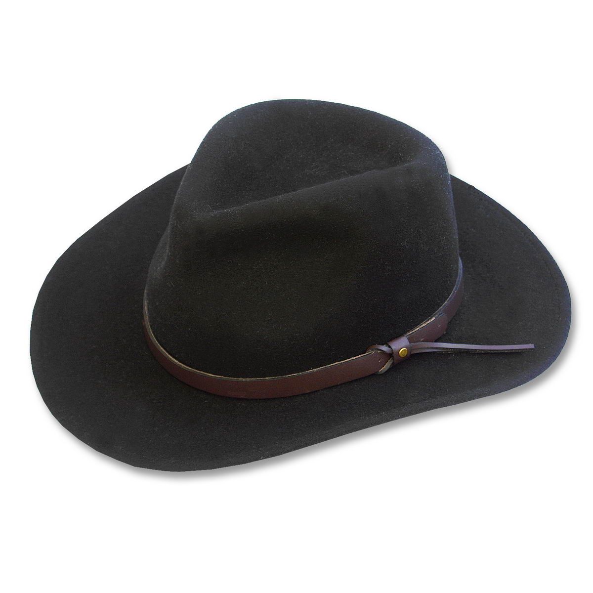 Hut Crushable schwarz