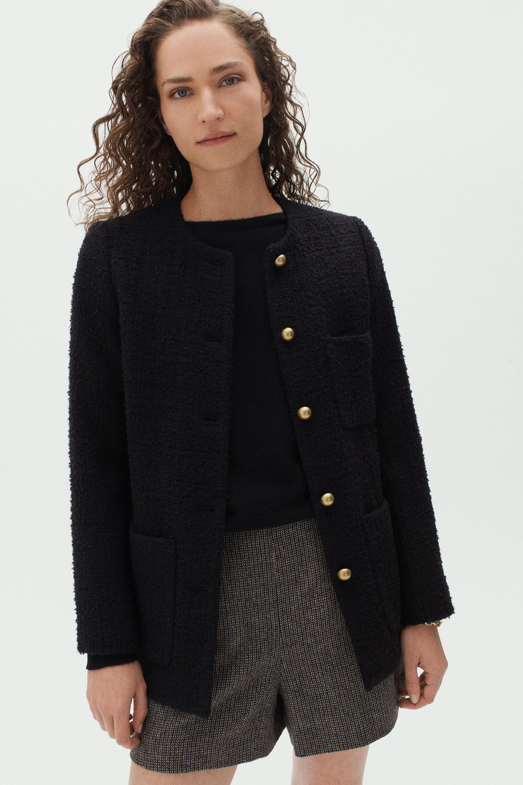 veste nelly noir femme