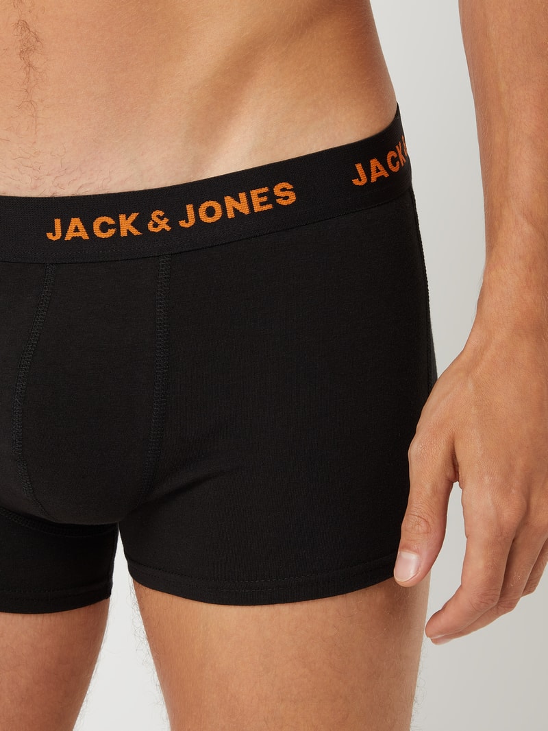 Trunks mit Stretch-Anteil im 7er-Pack in schwarz