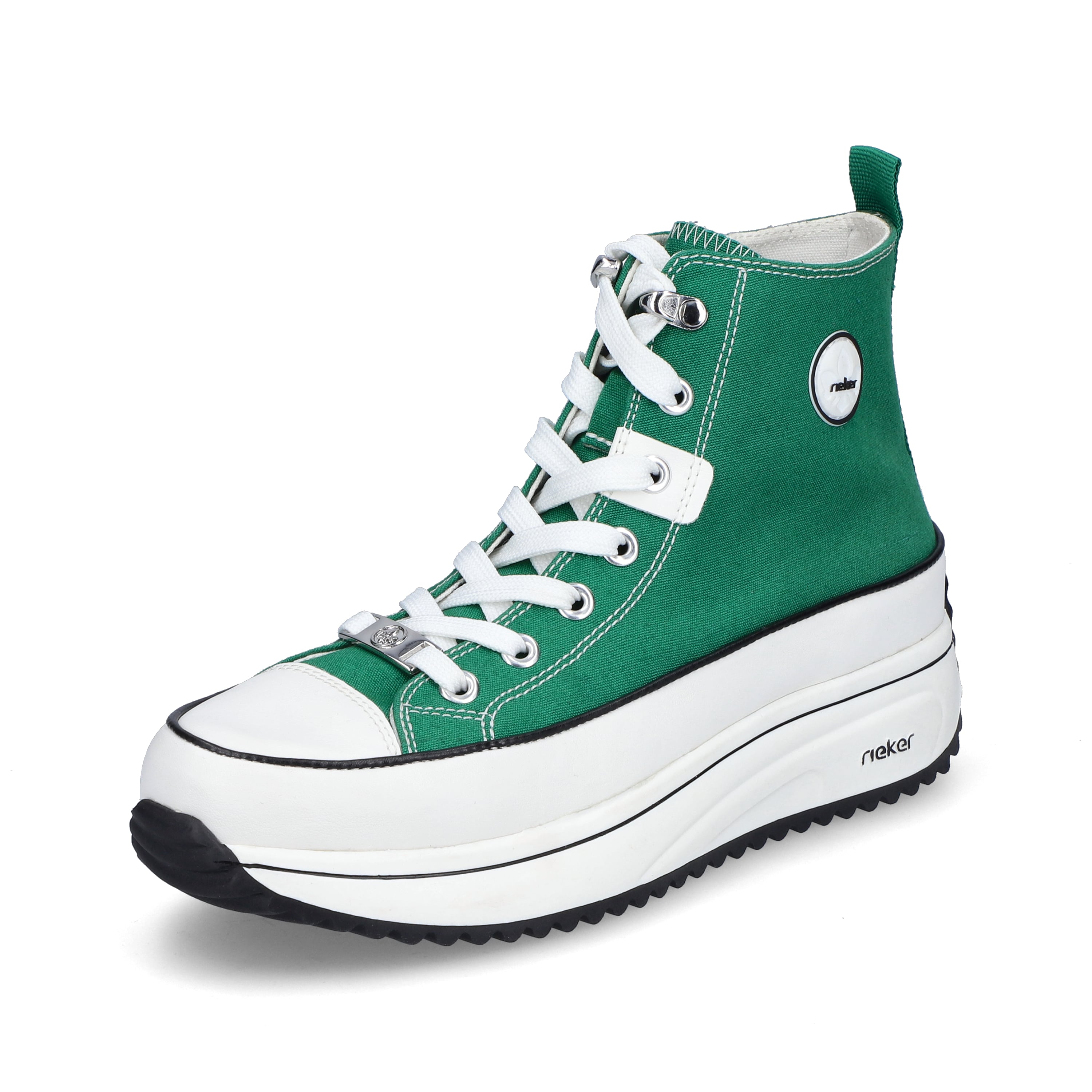 Rieker Damen Sneaker High grasgrün