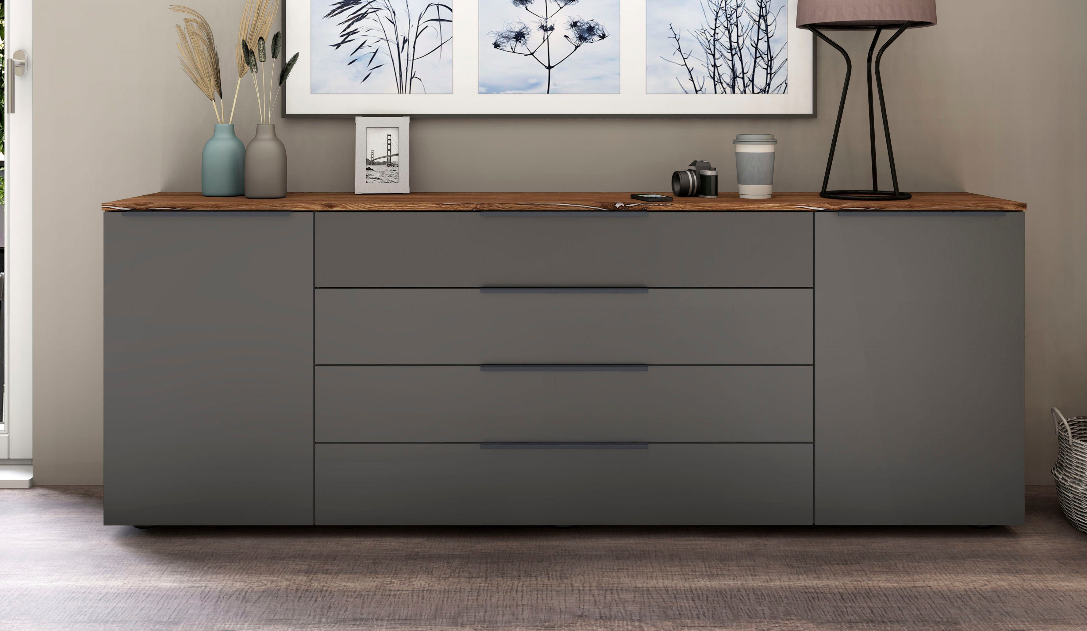 borchardt Möbel Sideboard Tom, Breite 200 cm