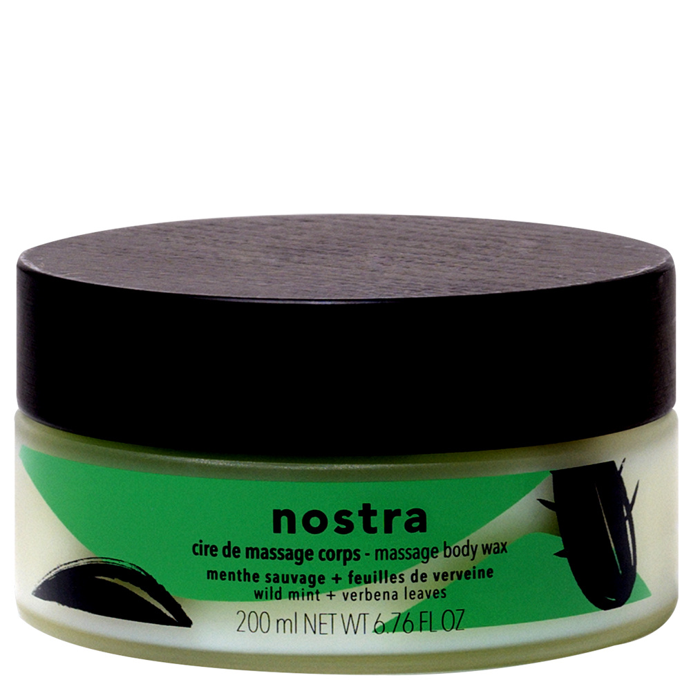 Nostra Cire de massage Menthe Sauvage & Feuilles de Verveine Cire de massage