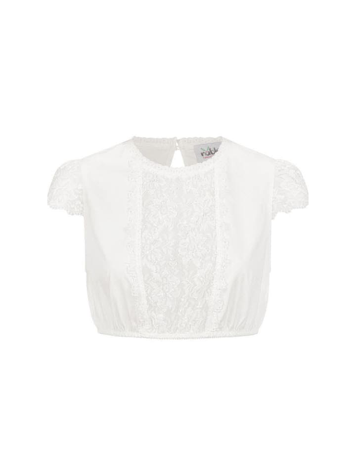 Nübler Dirndlbluse Kurzarm Emmi in Creme günstig kaufen