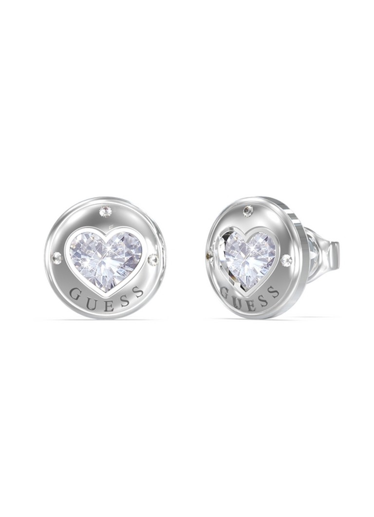 GUESS Zirconia Stud Earrings JUBE03349JWRHT-U