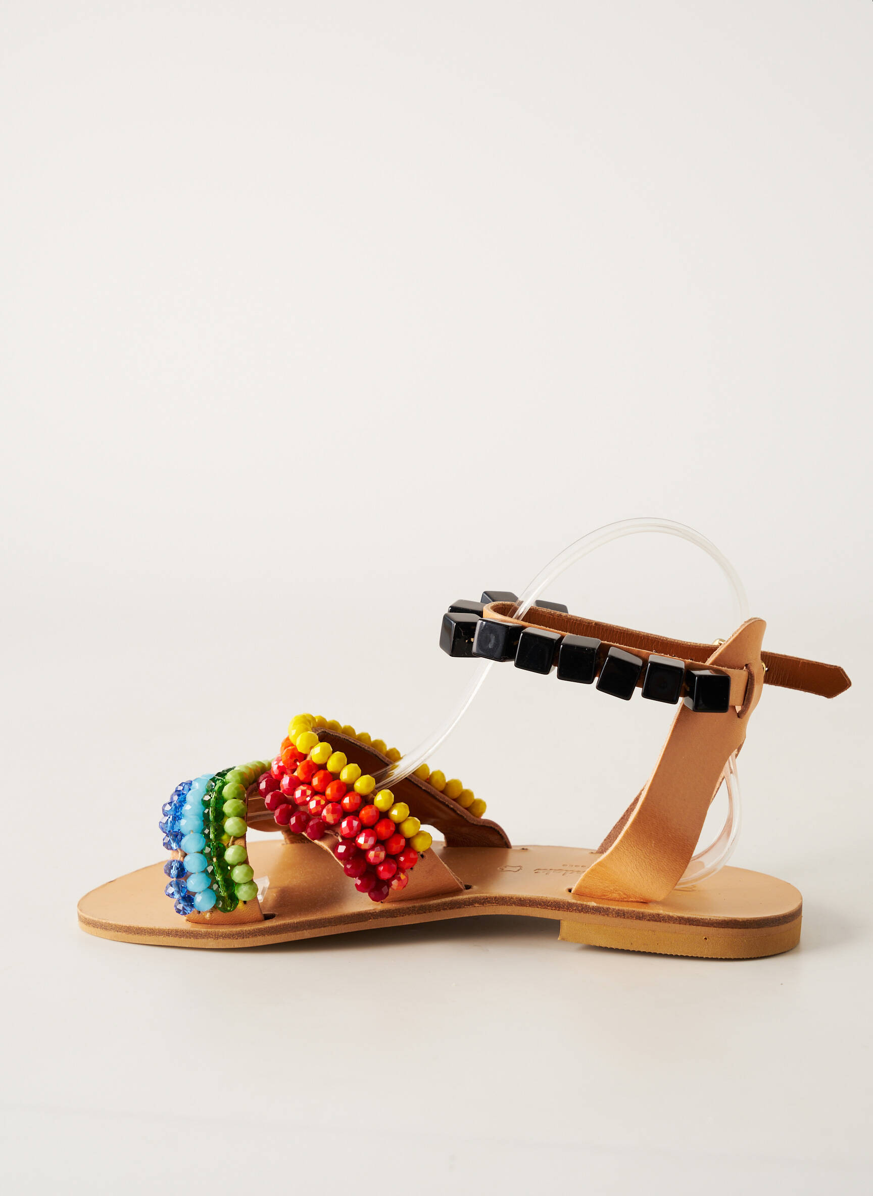 Elina Linardaki Sandales Nu Pieds Femme couleur marron