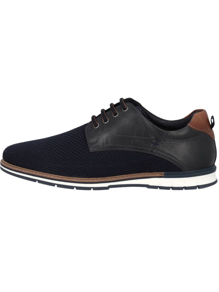 palado Klassische Halbschuhe in Navy Cognac günstig kaufen