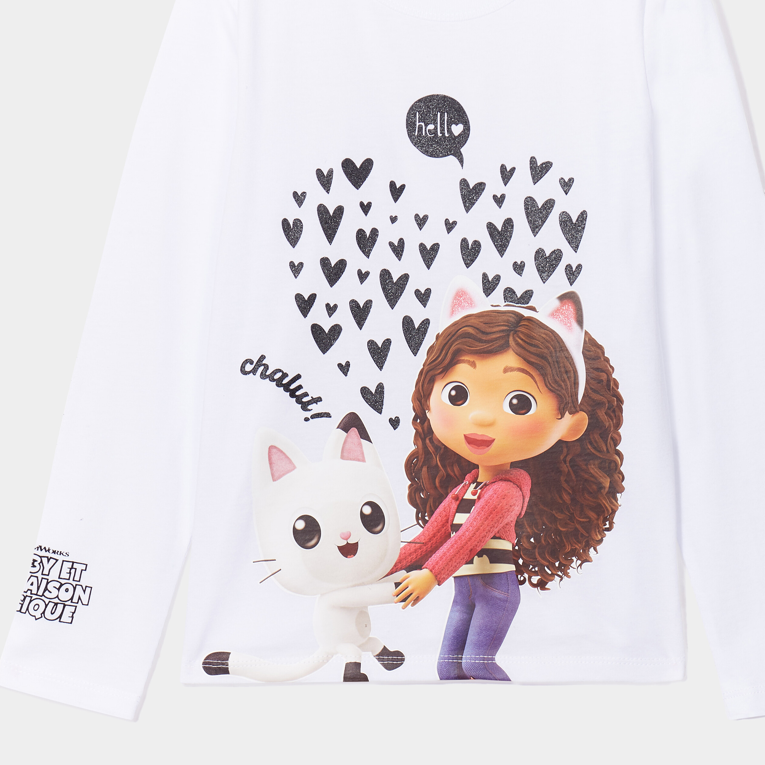 T-shirt Gabby et la Maison Magique blanc fille | La Halle