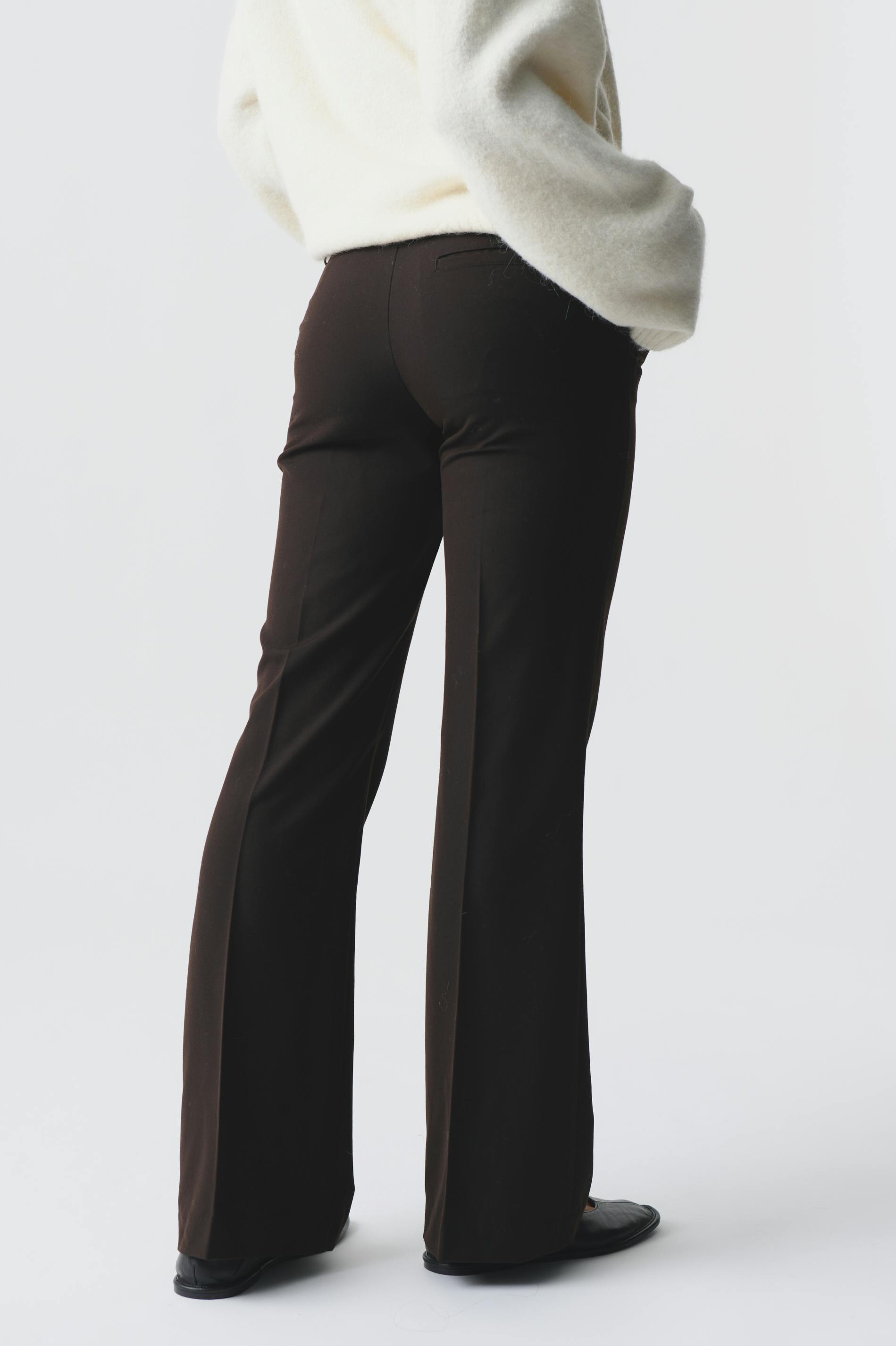 Relaxed bootcut trousers