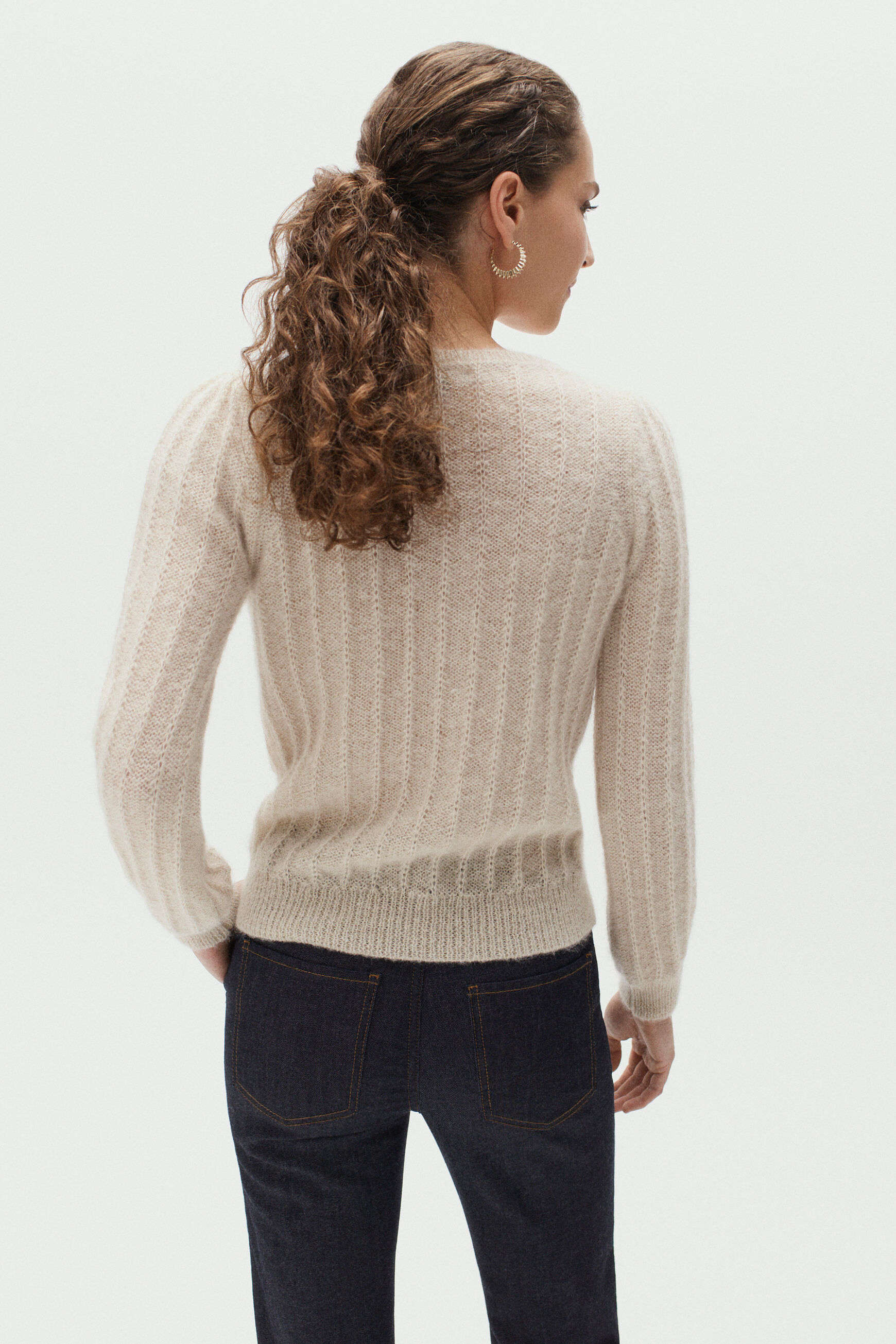 pull natasha ivoire femme