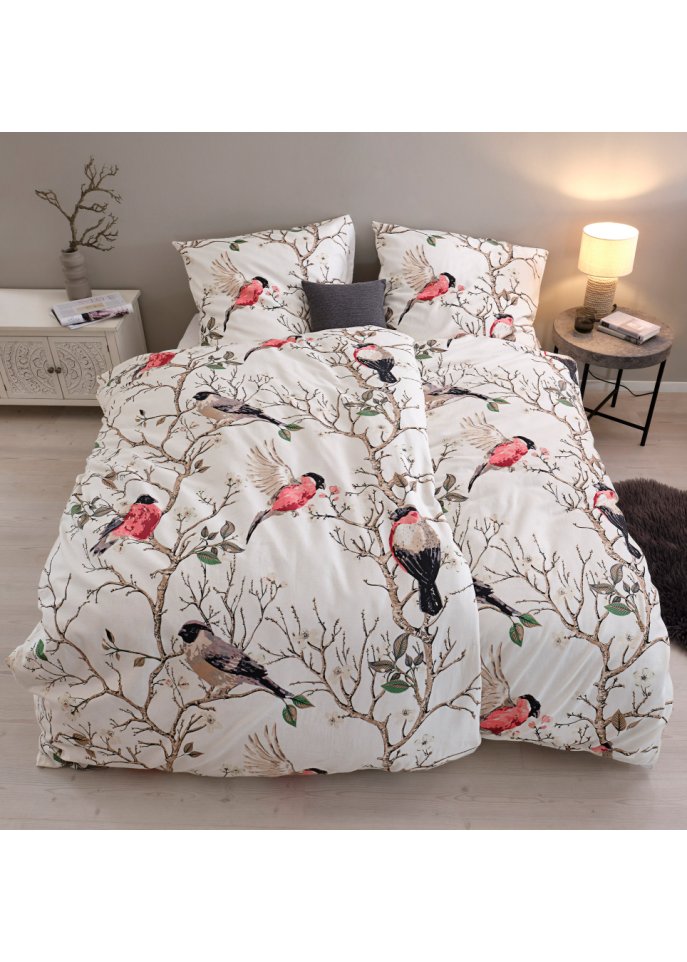 Bettwäsche mit Vogel