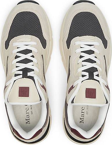 Marc O'Polo Sneaker aus Leder-Polyamid-Mix