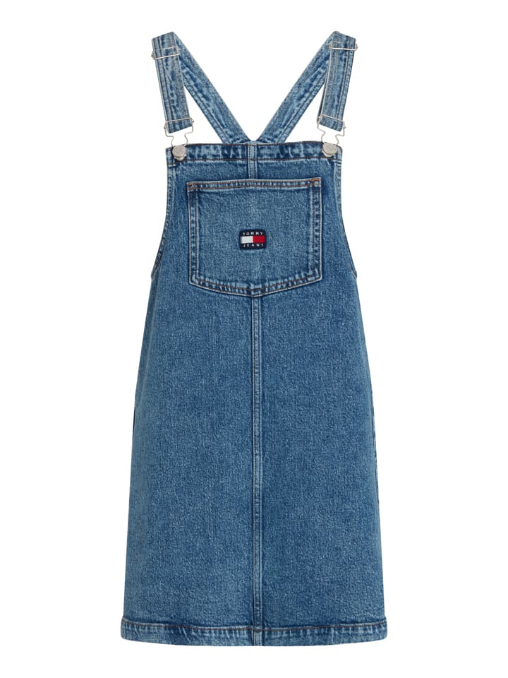 TOMMY JEANS Jeanskleid in Blau günstig kaufen