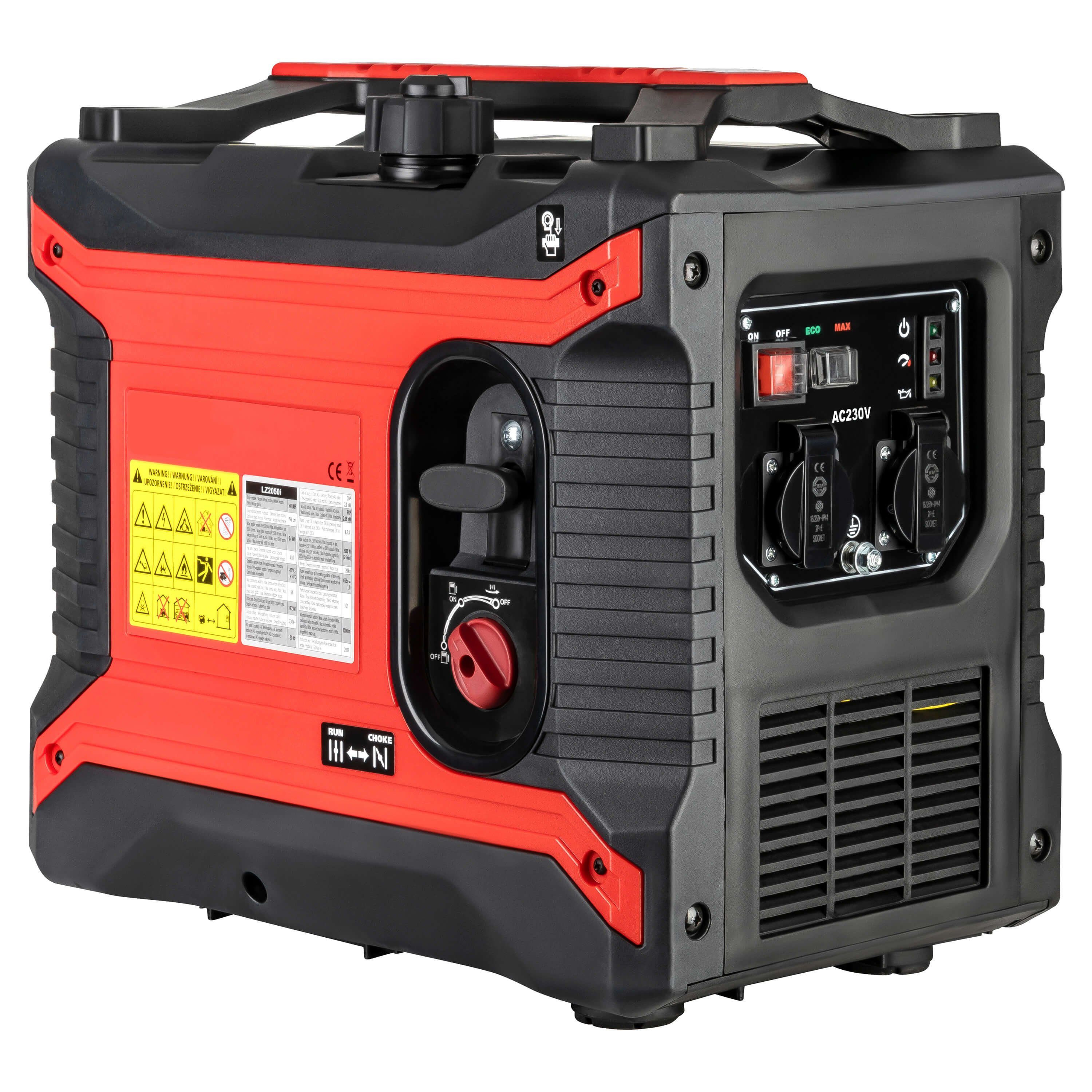 Morleos Stromerzeuger Inverter Stromgenerator Generator Notstromgenerator 2000 Watt 2x230V