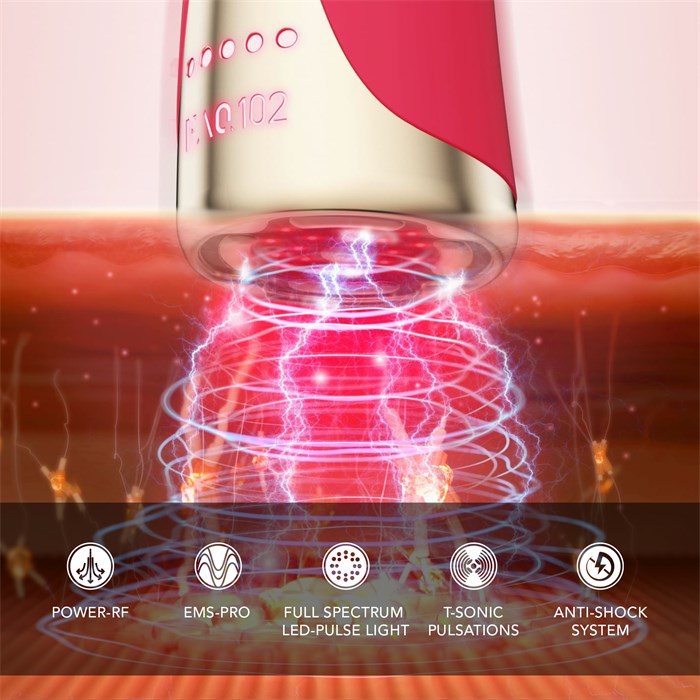 Mit EMS, RF- Und LED-Lichttherapie