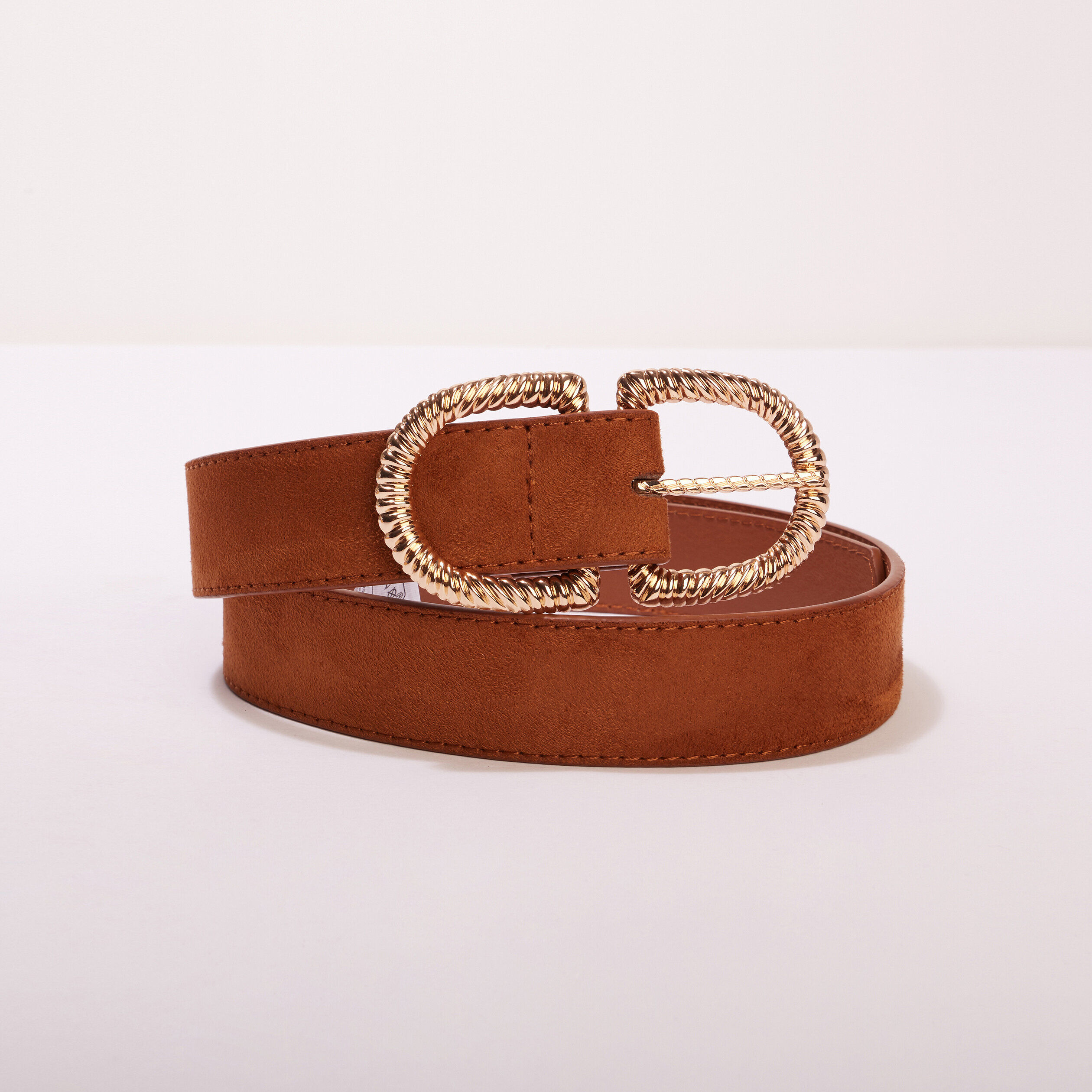 Ceinture double boucle camel femme | Cache Cache