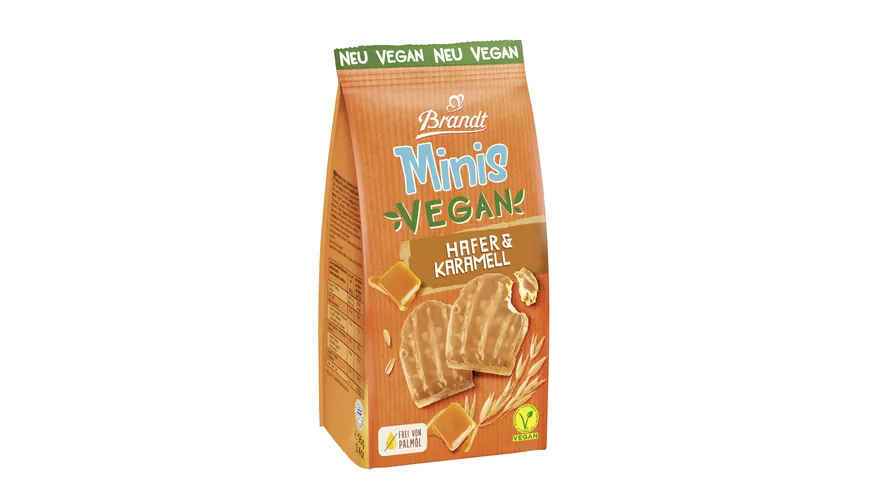 Brandt Minis Vegan Hafer und Karamell Zwieback 85 g