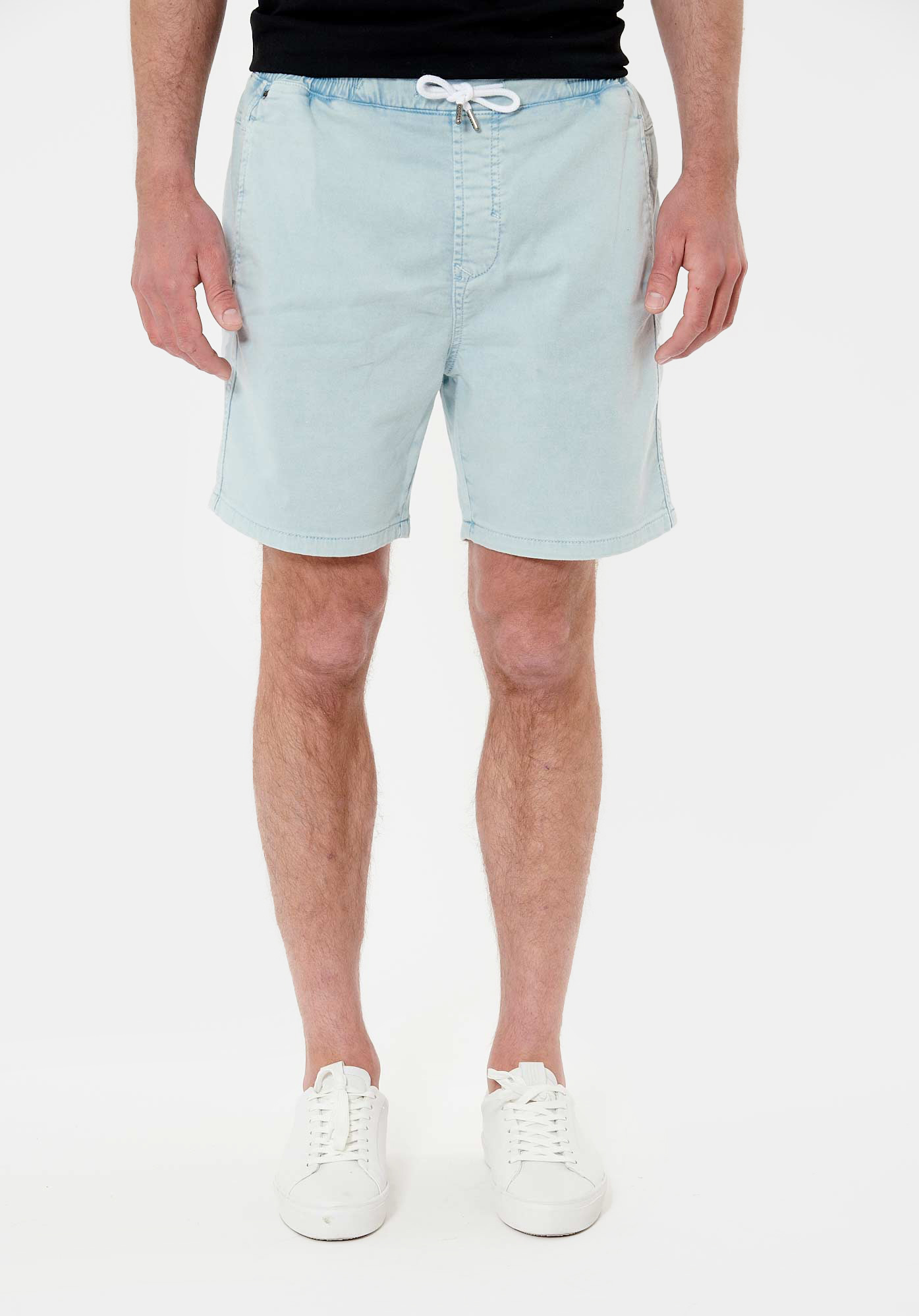 EVAN   Short bleu clair homme