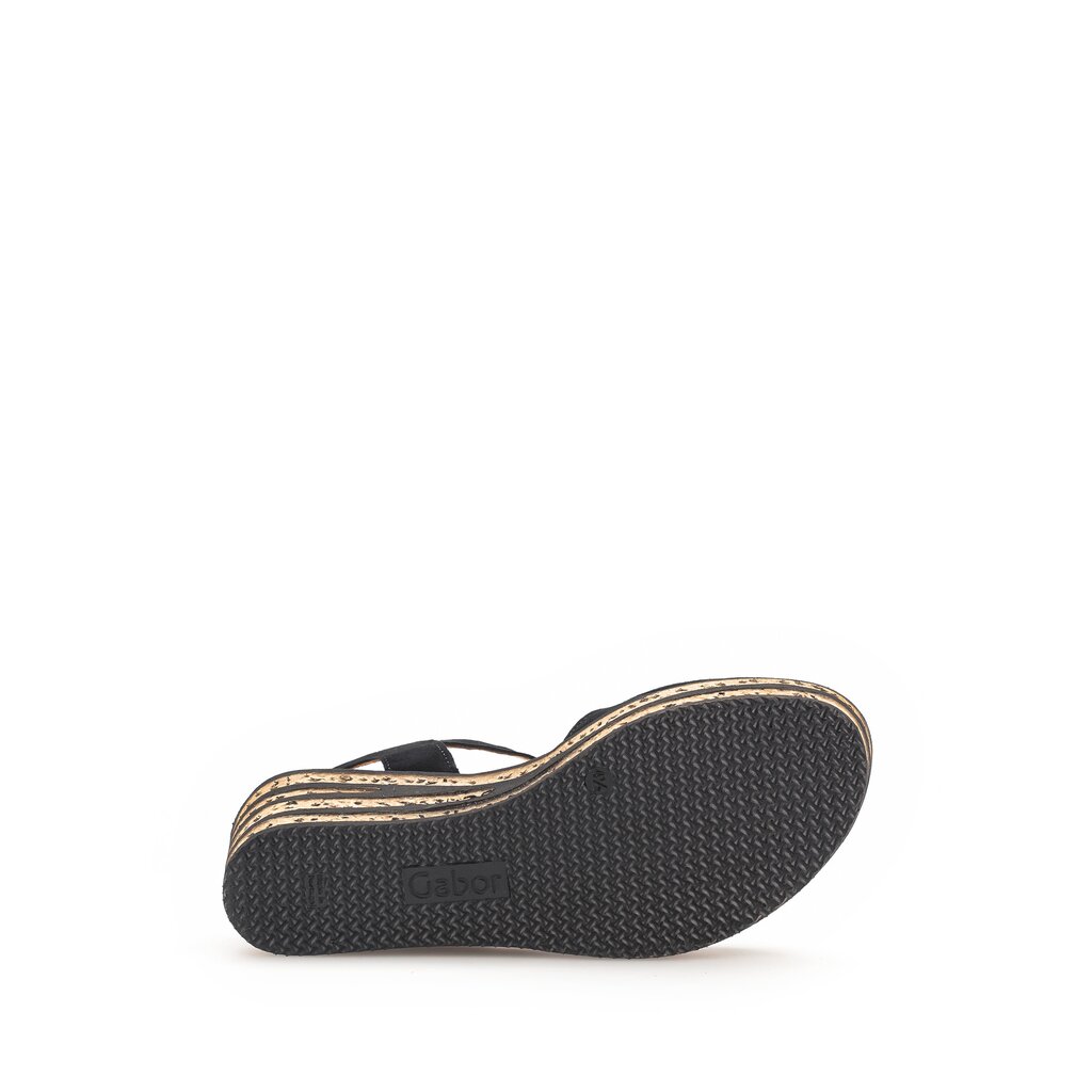 Gabor fashion Keilsandalette schwarz