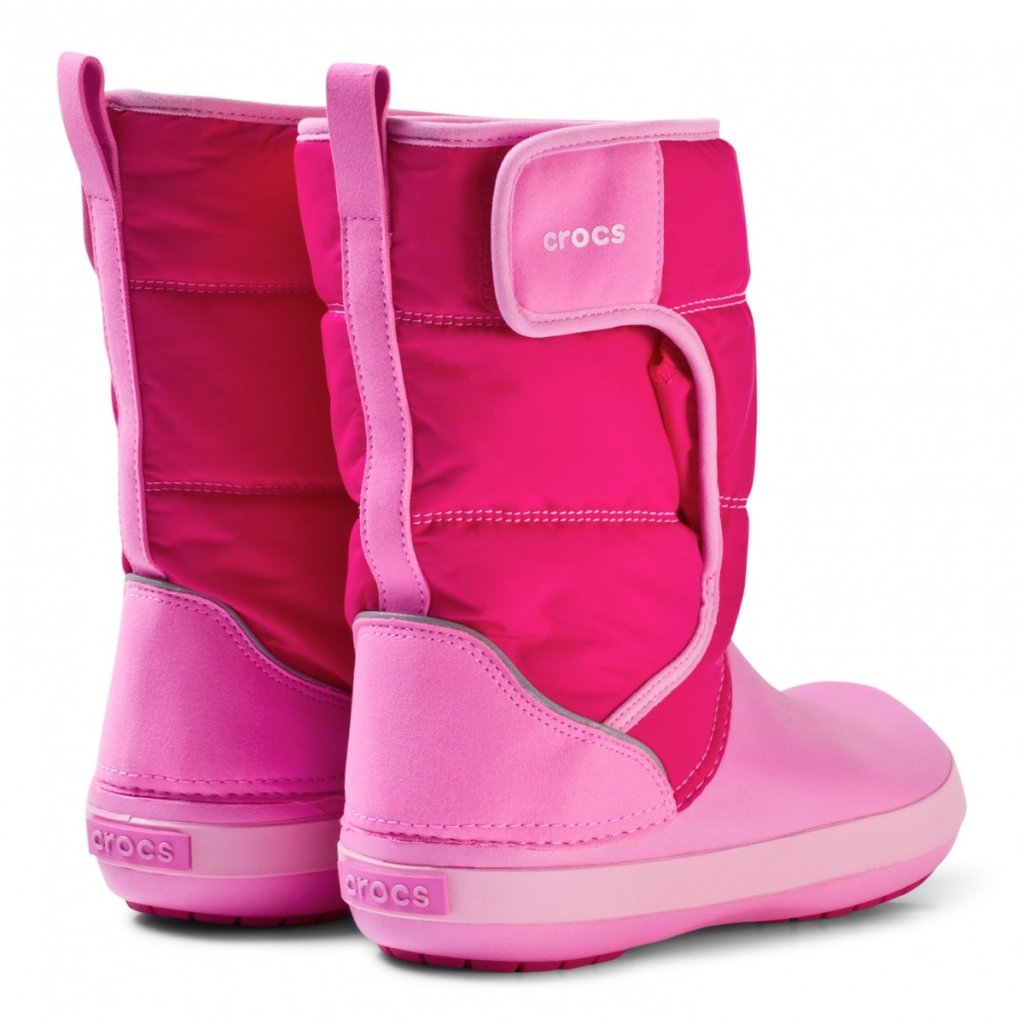 Crocs Lodgepoint Snow Boot Candy Pink/Party Pink Schneestiefel