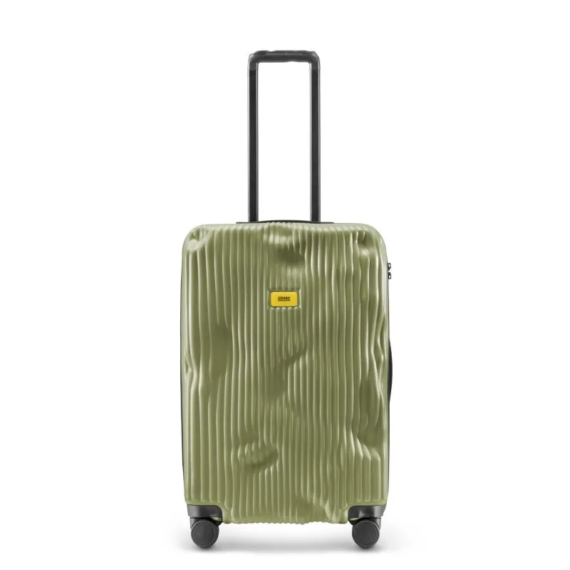 Crash Baggage Stripe Trolley M (68 cm) - Olive
