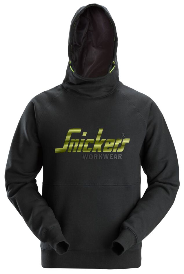 „Snickers Workwear 2845“ džemperis su logotipu ir gobtuvu