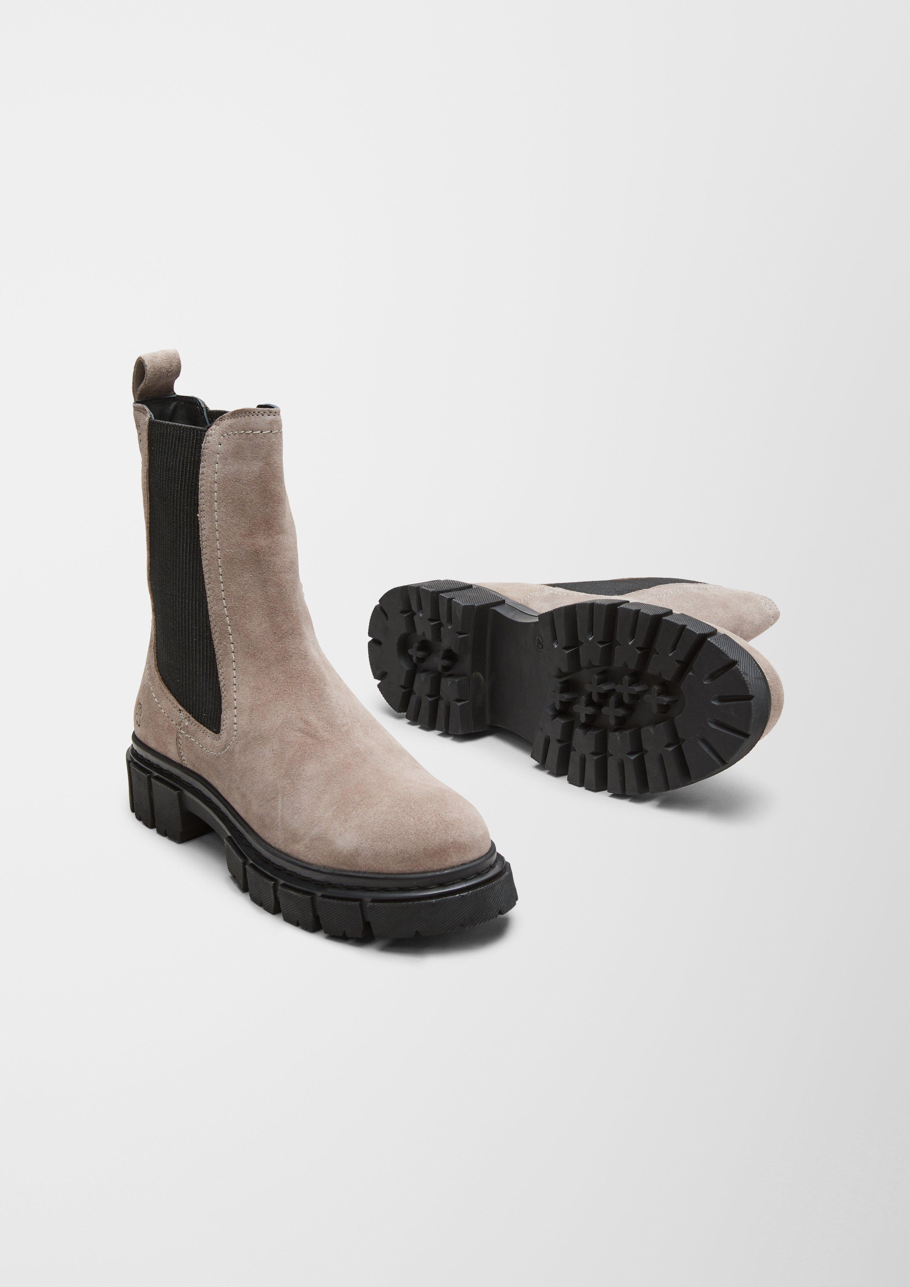 Stiefel aus Veloursleder  6006576-341