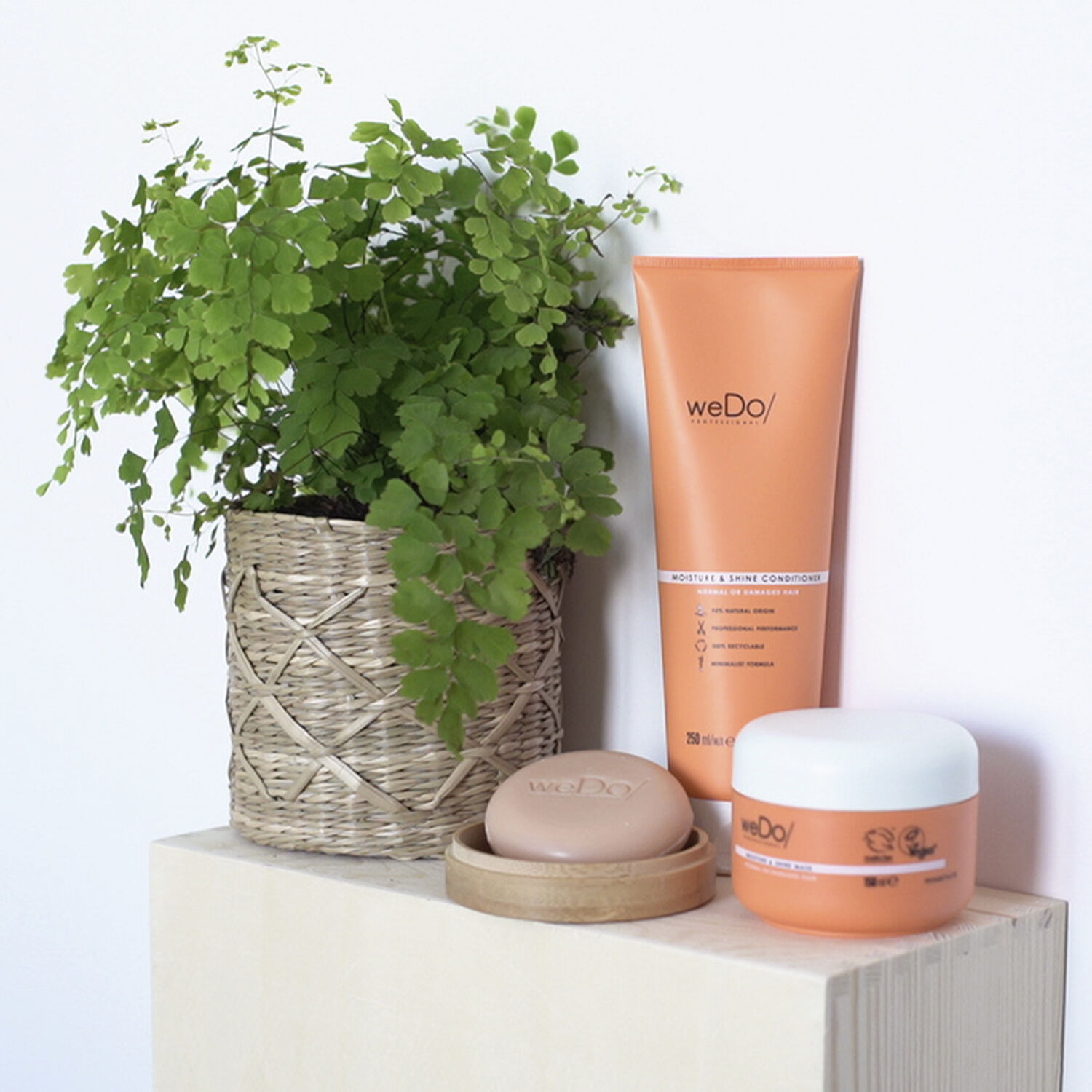 WeDo Boîte Pour Shampoing Solide En Bambou Issu de la Sylviculture Responsable