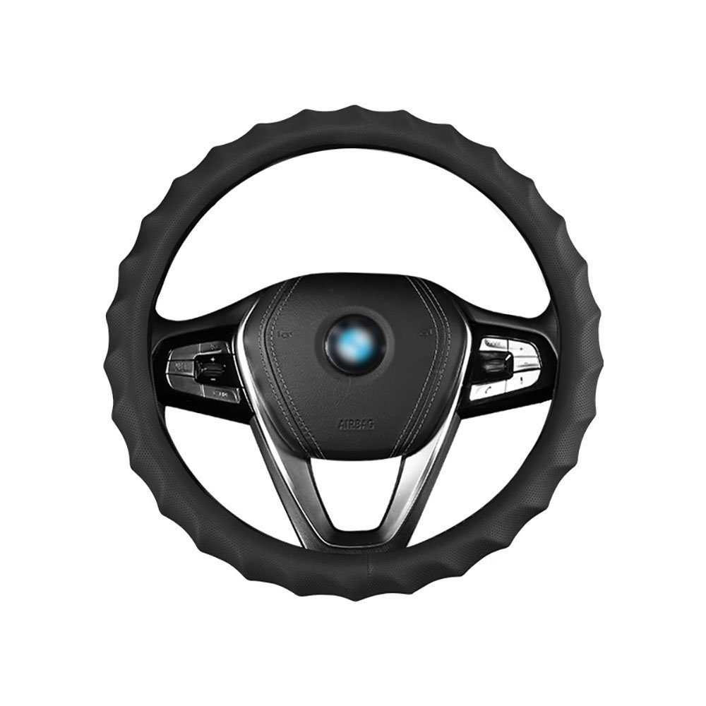 Deliana.home Lenkradbezug Wellenförmige, rutschfeste Universal-Lenkradabdeckung für Autos, Ø 37,00 - 38,00 cm, (1-tlg)