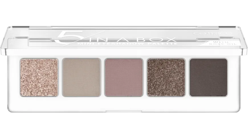 Catrice 5 In A Box Mini Eyeshadow Palette 4 g 20 - Soft Rose Look