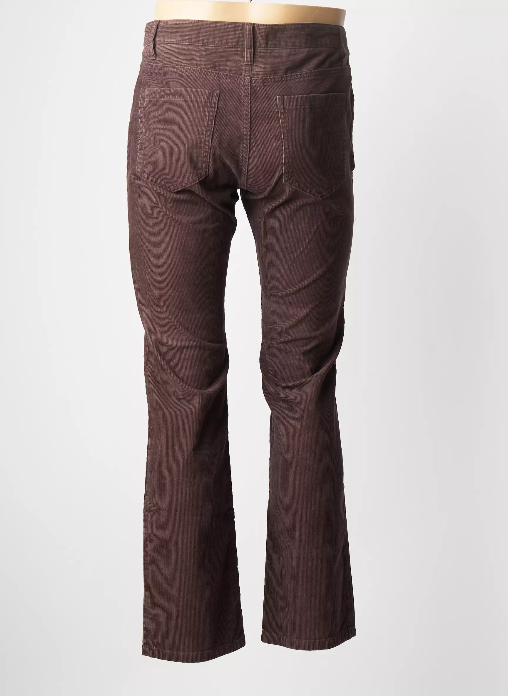 Esprit Pantalons Droits Homme couleur marron