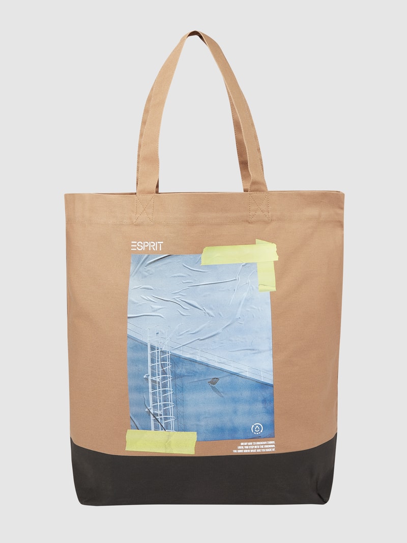 Tote Bag aus Baumwolle in beige