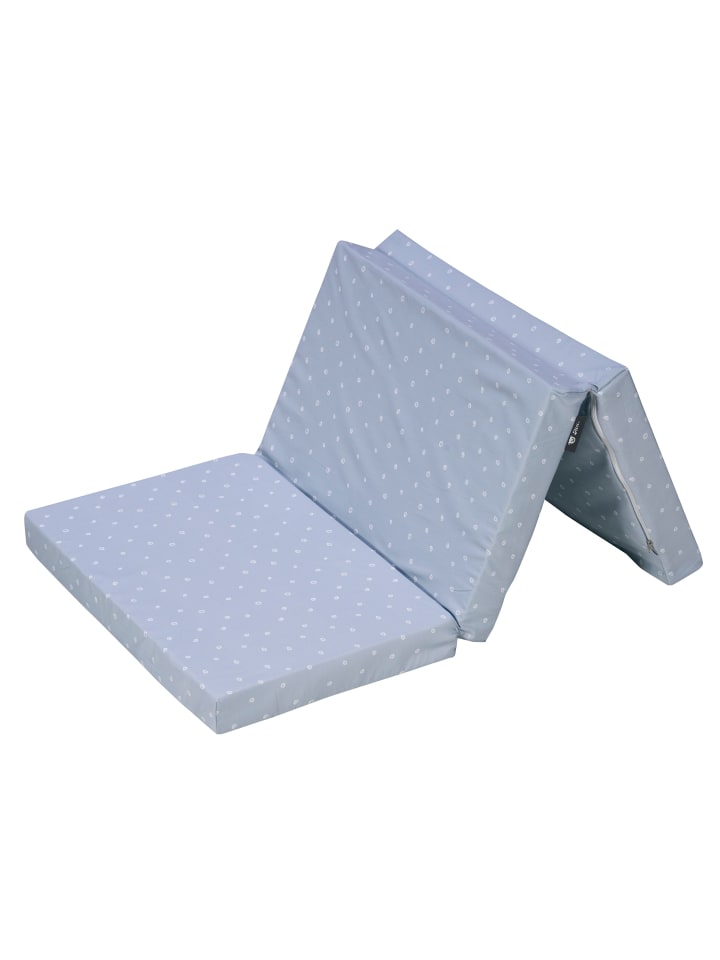Alvi faltbare Reisebettmatratze für Baby & Kinder Exklusiv in Shell Blue günstig kaufen 60x120 cm