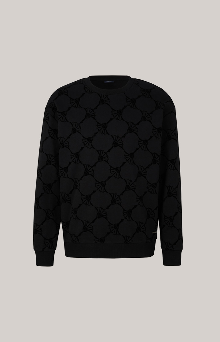 Cornflower-Sweatshirt Tadeo in Schwarz