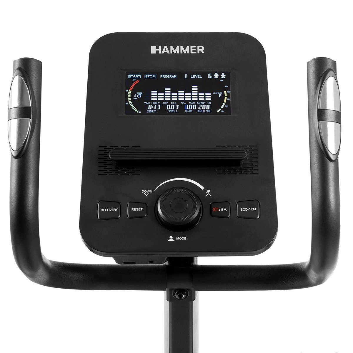 Hammer Crosstrainer SpeedMotion II, 3-fache Steigung, 24 Programme, Zwift & Kinomap