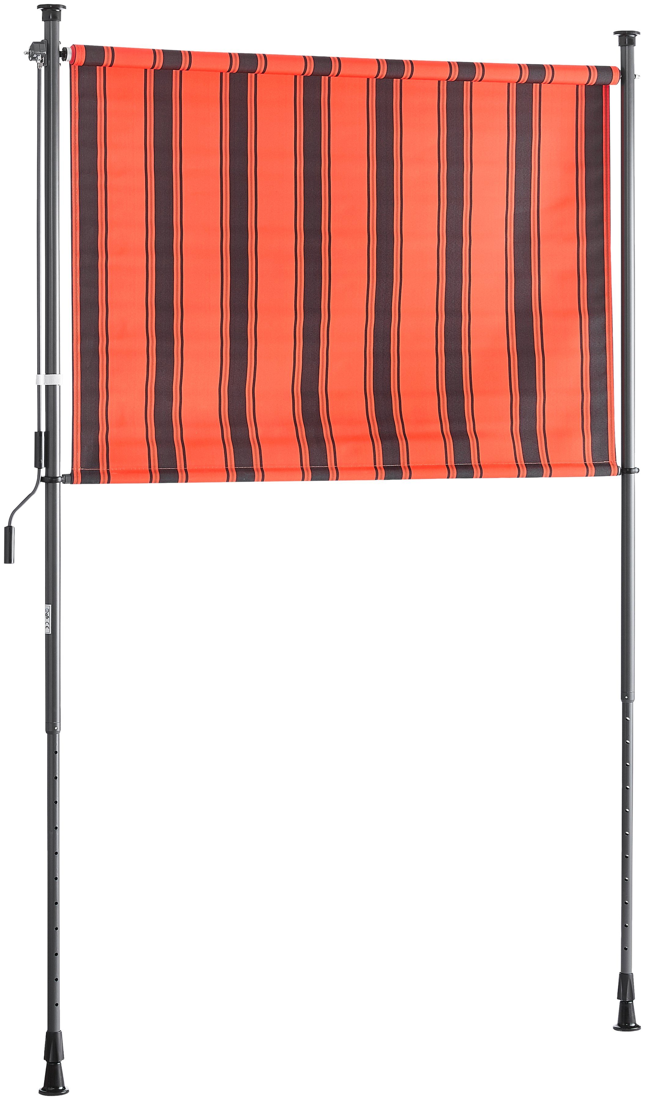 KONIFERA Senkrechtmarkise Klemmmarkise BxH: 150x225 cm, mit Teleskop-Funktion