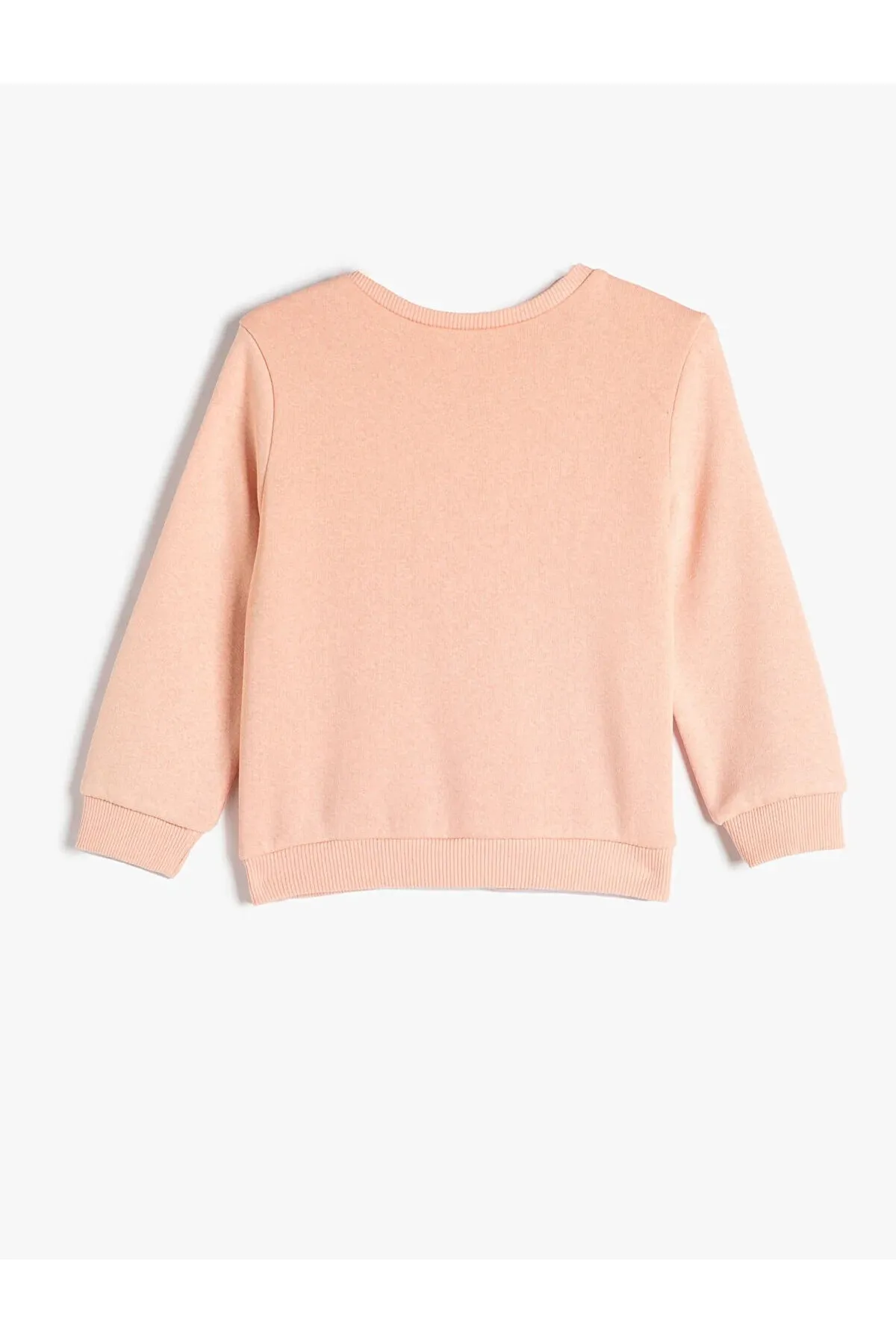 Koton  Sweatshirt mit Einhorn-Aufdruck, langärmlig, Rundhalsausschnitt, erhabene Baumwolle