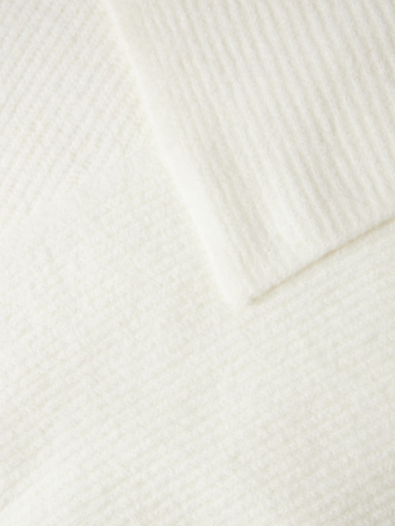 Schal in unifarbenem Design in offwhite