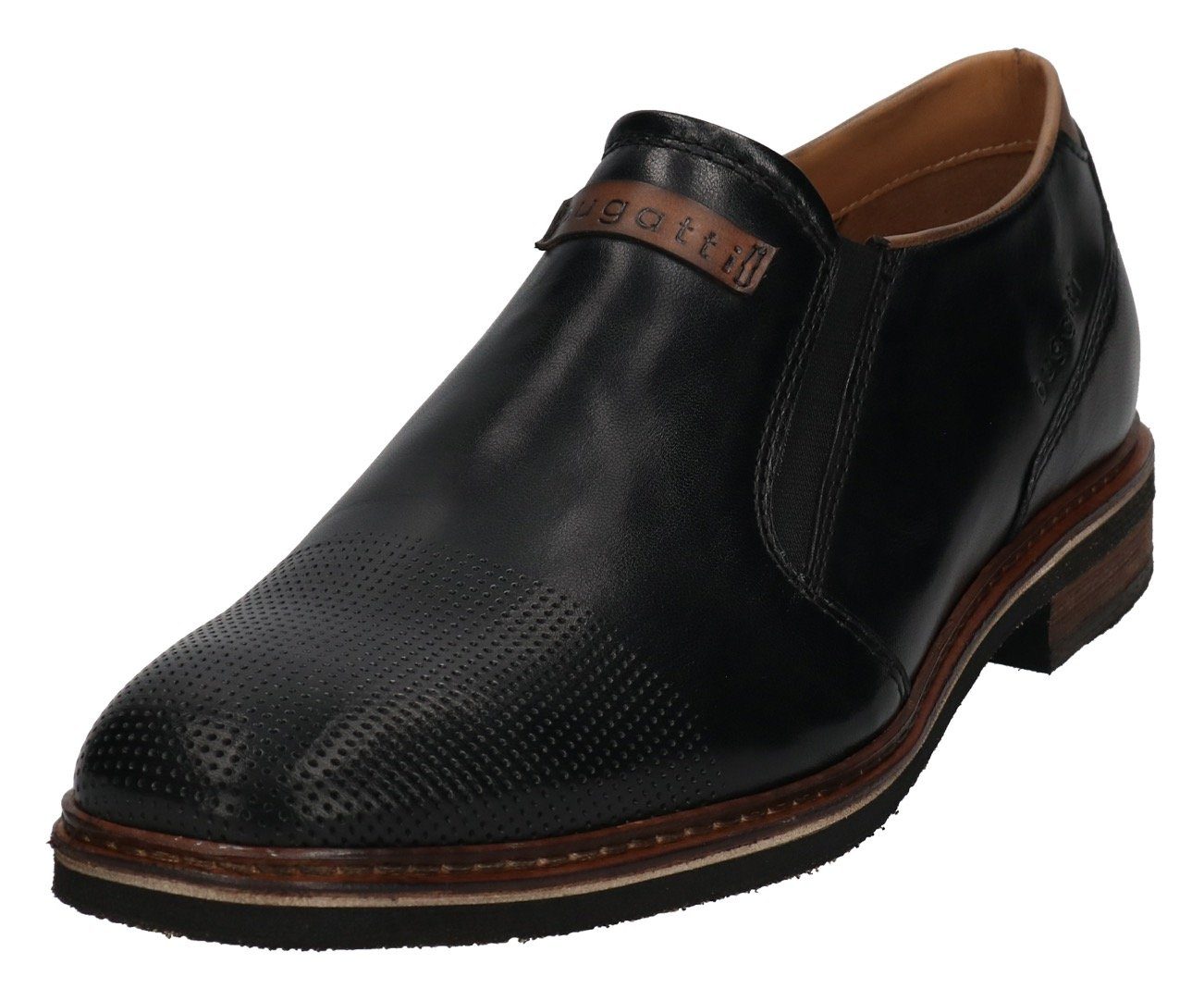bugatti Slipper mit Perforierung, Weite G = weit