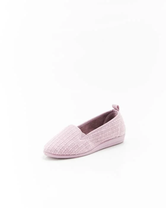Ballerines velours gaufré Thermolactyl