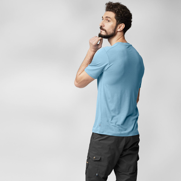 ABISKO WOOL LOGO SS M Herren - Funktionsshirt