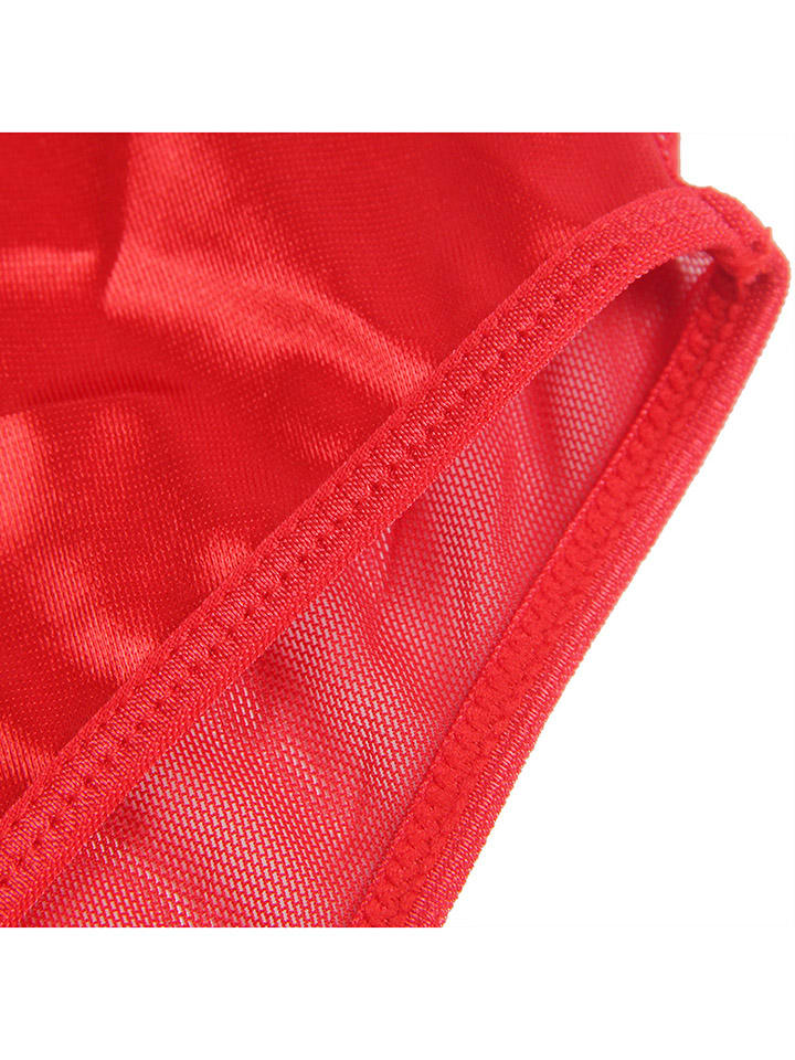 INTIMAX 4tlg. Kostüm in Schwarz/ Rot günstig kaufen