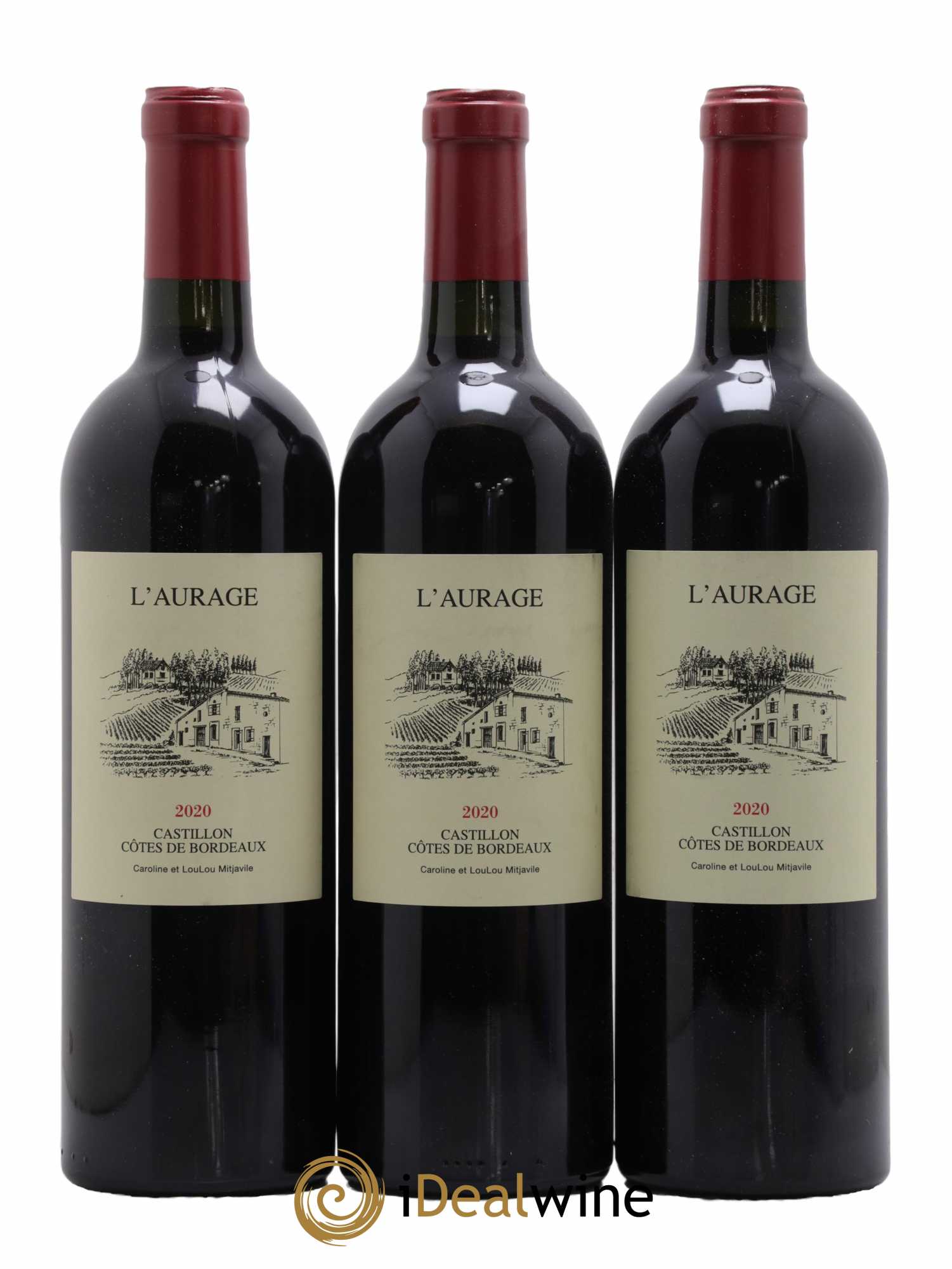 L'Aurage  2020 - Lot de 6 Bouteilles