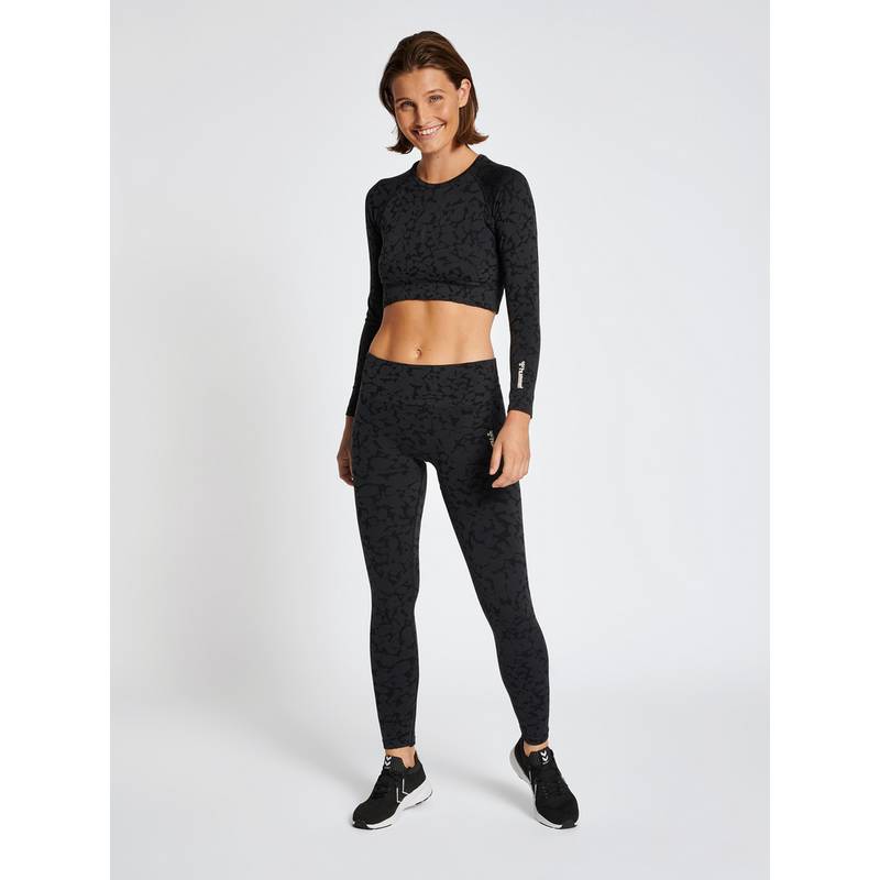 hummel hmlMT PI SEAMLESS CROP T-SHIRT L/S T-Shirt Damen