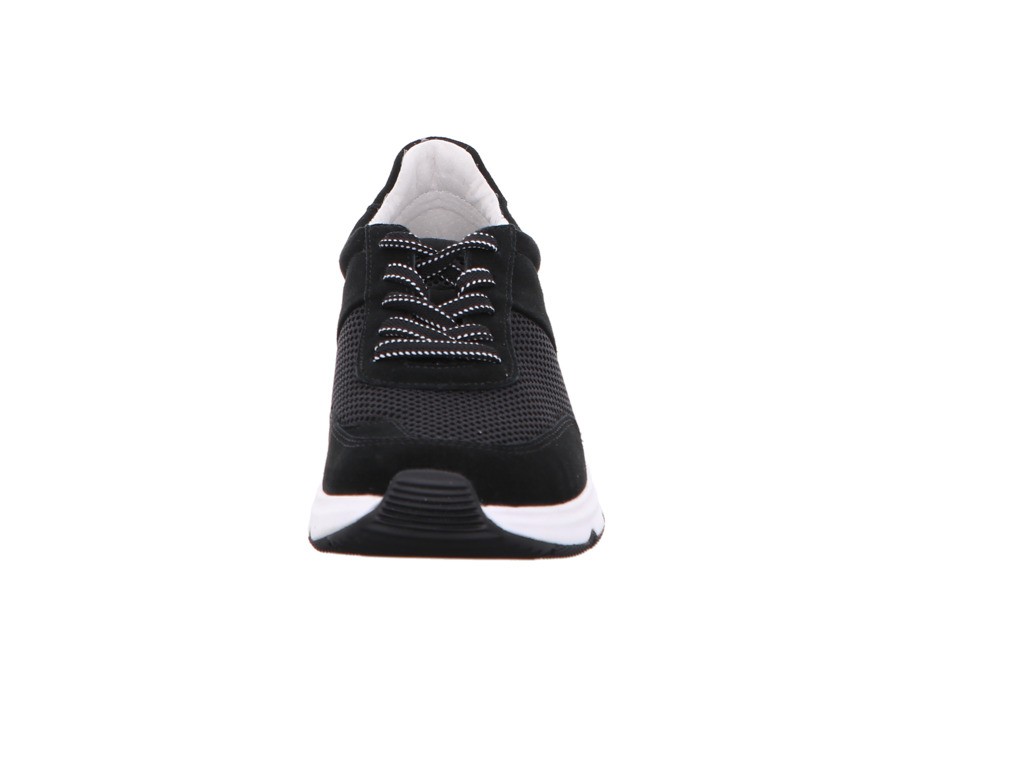 GABOR Freizeit Schnürer schwarz rollingsoft by Gabor Sneaker low 46.897.
