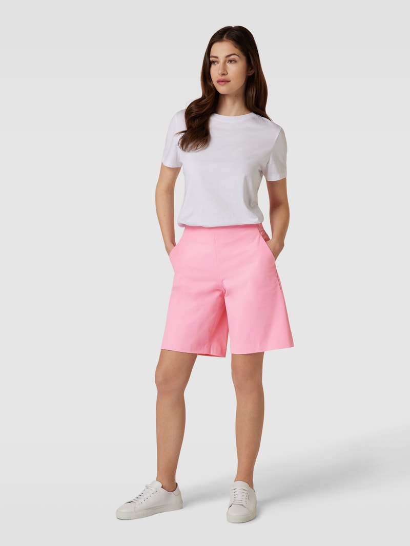 Shorts mit Eingrifftaschen Modell 'Iska' in rosa