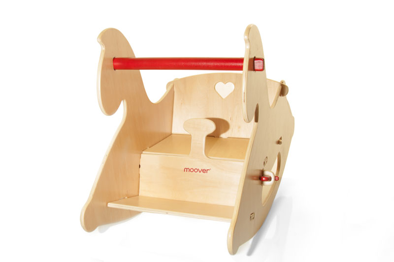 MOOVER Toys Schaukelpferd aus Holz (natur) / rocking horse