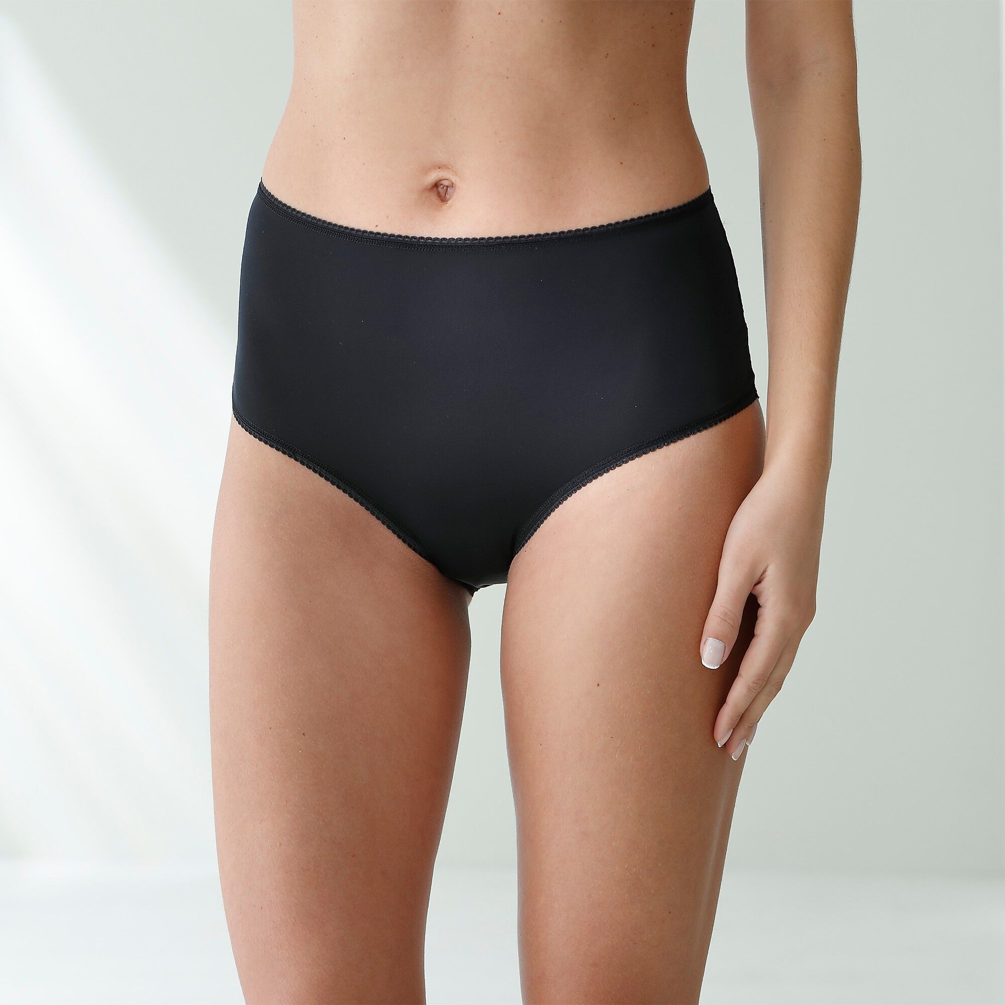 Culotte forme maxi microfibre dos dentelle stretch – lot de 3
