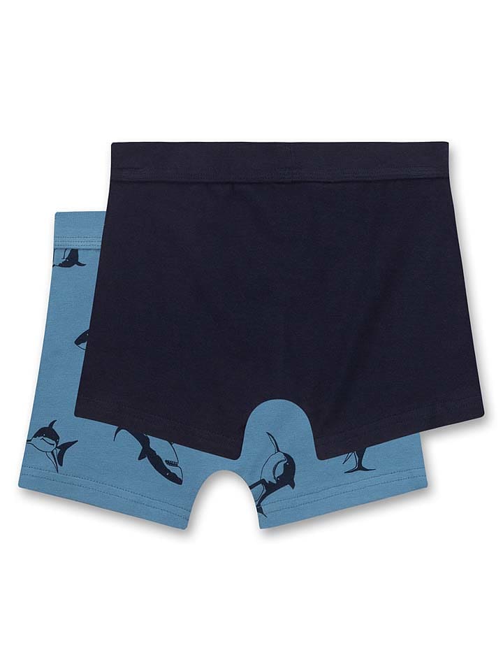 Sanetta 2er-Set: Boxershorts in Blau/ Schwarz günstig kaufen