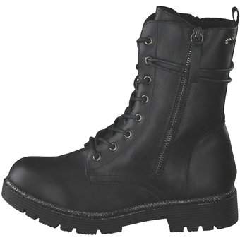 Barbarella Schnür Boots in schwarz